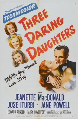 Three Daring Daughters Wooden Framed Poster