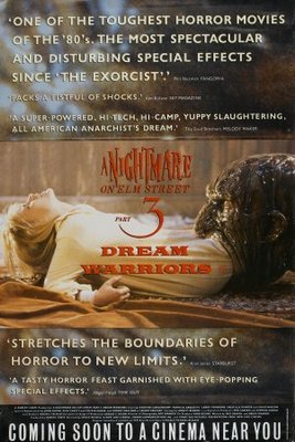 A Nightmare On Elm Street 3: Dream Warriors Metal Framed Poster