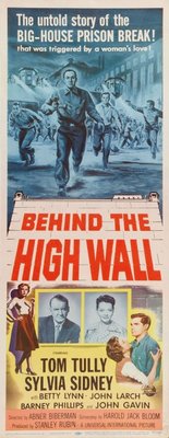 Behind the High Wall Wooden Framed Poster