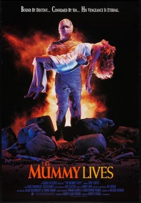 The Mummy Lives Wooden Framed Poster