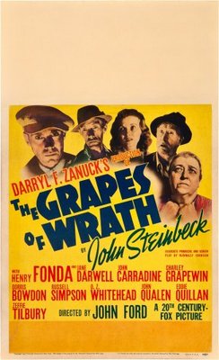 The Grapes of Wrath Wooden Framed Poster