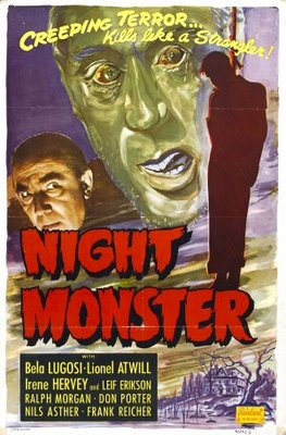 Night Monster Wooden Framed Poster
