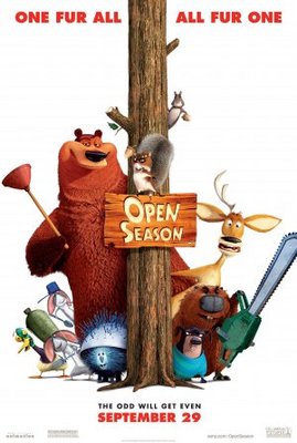 Open Season Wooden Framed Poster