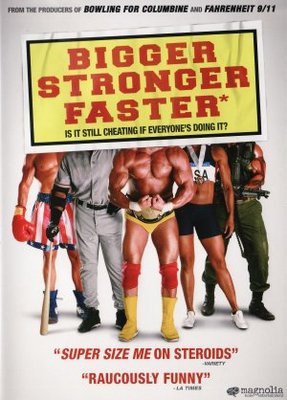 Bigger, Stronger, Faster* Wooden Framed Poster
