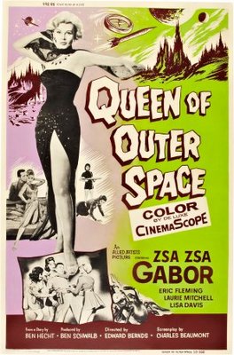 Queen of Outer Space Wood Print