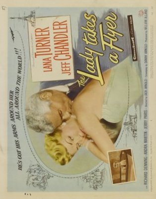 The Lady Takes a Flyer Wooden Framed Poster