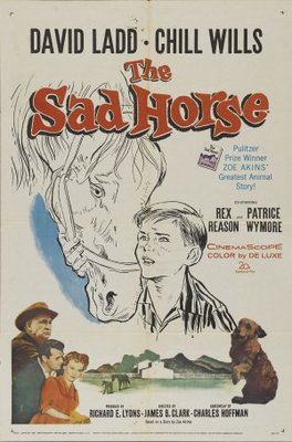 The Sad Horse Wooden Framed Poster