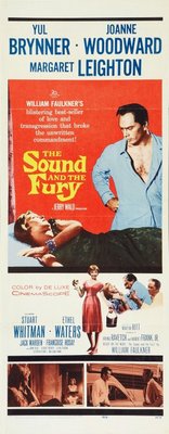 The Sound and the Fury Wooden Framed Poster