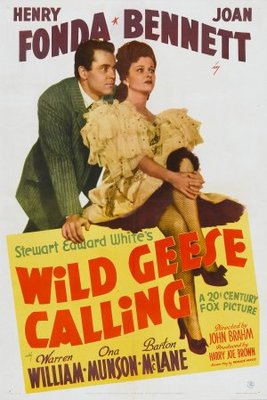 Wild Geese Calling Poster with Hanger