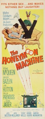 The Honeymoon Machine Poster with Hanger