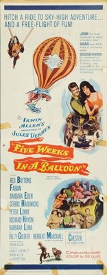 Five Weeks in a Balloon Metal Framed Poster