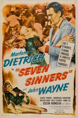 Seven Sinners Metal Framed Poster