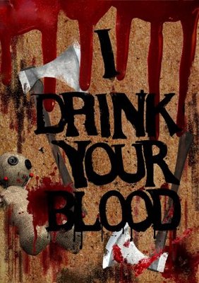I Drink Your Blood Wooden Framed Poster