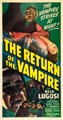 The Return of the Vampire Wood Print