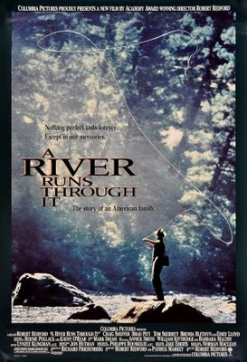 A River Runs Through It Wooden Framed Poster