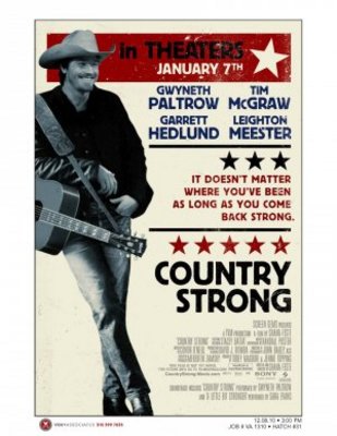 Country Strong Metal Framed Poster