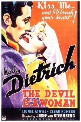The Devil Is a Woman Wooden Framed Poster