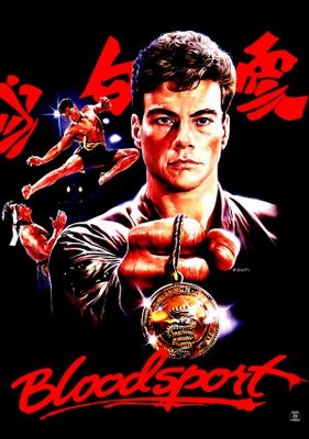 Bloodsport Poster with Hanger