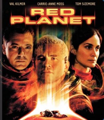 Red Planet Wooden Framed Poster