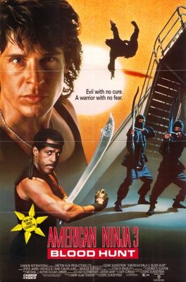 American Ninja 3: Blood Hunt Metal Framed Poster