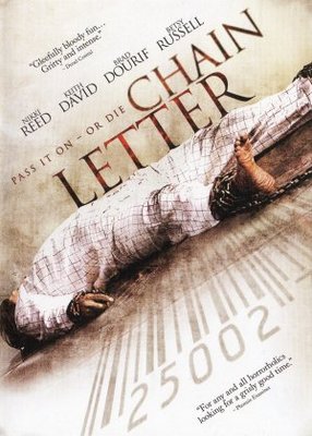 Chain Letter Wooden Framed Poster