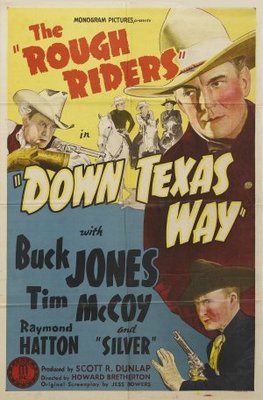 Down Texas Way Metal Framed Poster