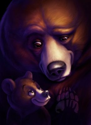 Brother Bear Wooden Framed Poster