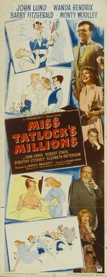 Miss Tatlock's Millions Poster with Hanger