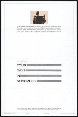 Four Days in November Canvas Poster