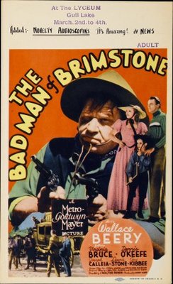 The Bad Man of Brimstone Metal Framed Poster
