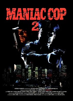 Maniac Cop 2 Wooden Framed Poster
