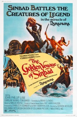 The Golden Voyage of Sinbad Poster with Hanger