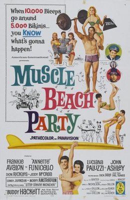 Muscle Beach Party Metal Framed Poster