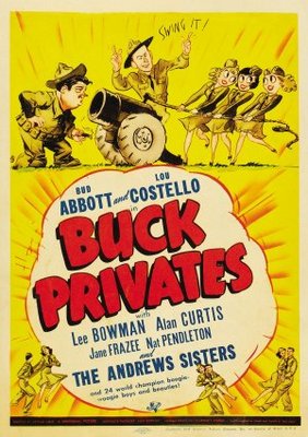 Buck Privates Canvas Poster