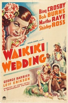 Waikiki Wedding Wooden Framed Poster