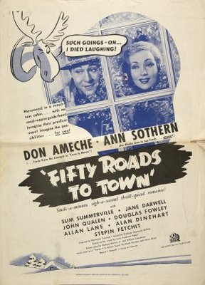 Fifty Roads to Town Canvas Poster