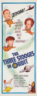 The Three Stooges in Orbit Poster with Hanger