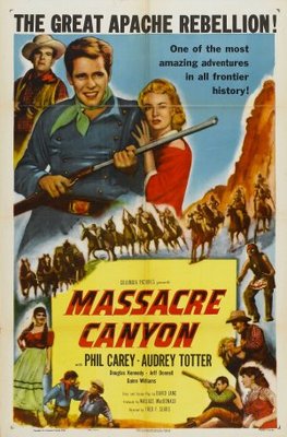 Massacre Canyon Poster with Hanger