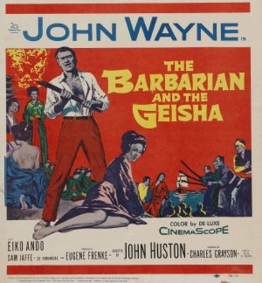 The Barbarian and the Geisha Wooden Framed Poster