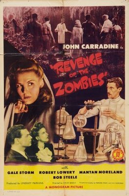 Revenge of the Zombies Wooden Framed Poster