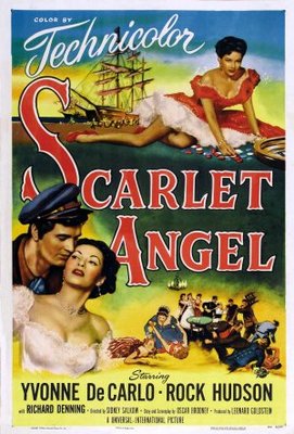Scarlet Angel Wood Print