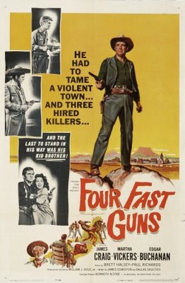 Four Fast Guns poster