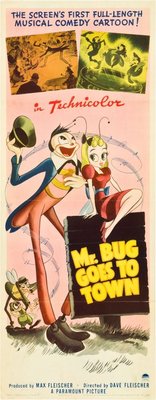 Mr. Bug Goes to Town Metal Framed Poster