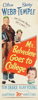 Mr. Belvedere Goes to College Wooden Framed Poster