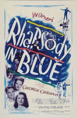 Rhapsody in Blue Canvas Poster