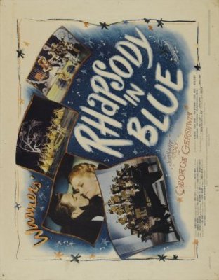 Rhapsody in Blue Poster with Hanger
