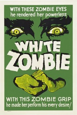 White Zombie Wooden Framed Poster