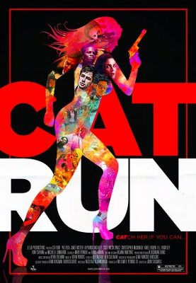 Cat Run Poster with Hanger