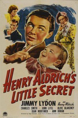 Henry Aldrich's Little Secret Wooden Framed Poster
