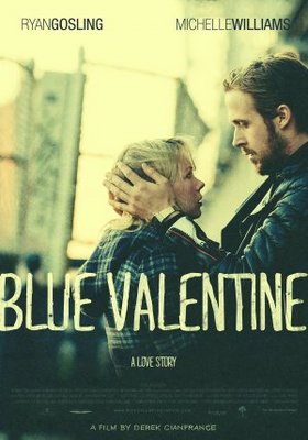 Blue Valentine Wooden Framed Poster